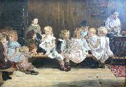 Max Liebermann Infants School (Bewaarschool) in Amsterdam Germany oil painting artist